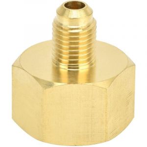 Vtizikl Adaptateur de R&eacute;frig&eacute;rant, Connecteur de Remplissage D'accessoire de Climatisation W21 vers 1/4SAE pour R32 R134A R407A R404A R422A R422D