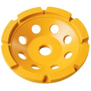 Dewalt &ndash; Plateau de surfa&ccedil;age &Oslash;125mm DT3795QZ &ndash; Disque diamant pour meuleuse &ndash; Diam&egrave;tre al&eacute;sage 22,2mm &ndash; Segments turbo pour pierre et b&eacute;ton