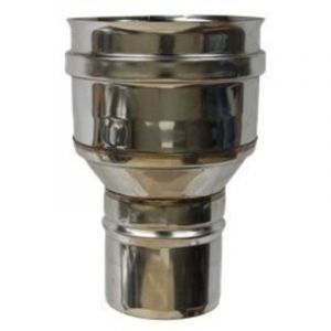 Réduction simple paroi inox - ø 180 m - 250 f
