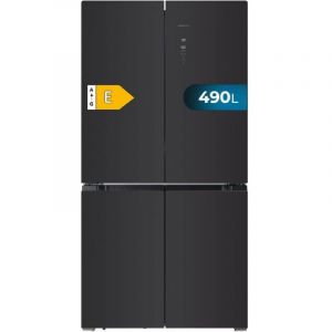 Cecotec R&eacute;frig&eacute;rateur am&eacute;ricain 4 portes de Verre de 490 L Bolero CoolMarket 4D 490 Verre E. 183 cm de Haut, 91 cm de Large, Faible consommation