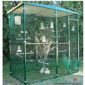 Voli&egrave;re du jardin pour petits oiseaux IMOR&reg; du 2m avec porte.