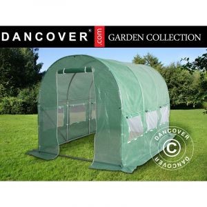 Dancover - Serre Tunnel 2x4,5x2m, 9m&sup2;, Vert