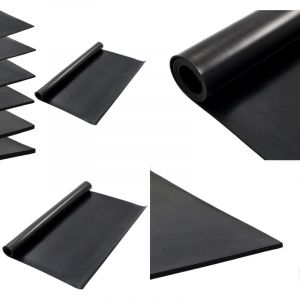 Vidaxl - Tapis en caoutchouc antidérapant 1,2x2 m 4 mm Lisse - Tapis De Sol - Tapis Caoutchouc - Tapis Antidérapant - Protection Sol - Protection