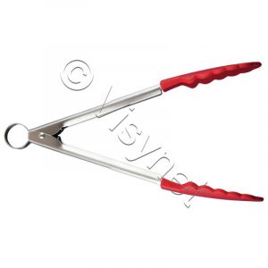 Pince universelle (avec silicone) - rouge 24 cm - - Cuisipro