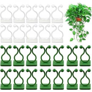 100pcs plante support crochet clip plantes grimpantes clips invisible plante clips plante montage mural fixation clip 100pcs plante grimpante support