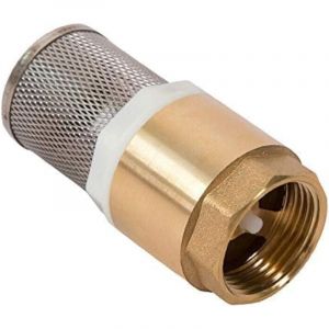 Csparkv - 88 x 37mm Clapet Crepine Anti Retour 1'' - avec Crépine en Acier inoxydable et Vanne à Sens Unique/Vanne non Retour/Clapet Anti-Retour