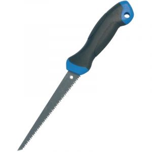 Novipro - scie &agrave; guichet poignard - manche bi-mati&egrave;re - 152mm - bleu et noir tci-6027223