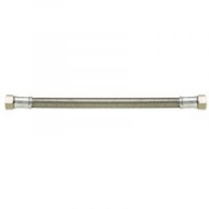 Flexible Tress&eacute; Inox STANDARD - Sanitaire/Chauffage/Clim - Tuyau &Oslash;15-50mm - Femelle/M&acirc;le 26x34 - 500mm - &Oslash;25mm