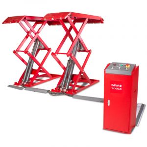 Pont ciseaux &eacute;l&eacute;vateur 4 t 1950 mm 3x400 V MW Tools SL405U