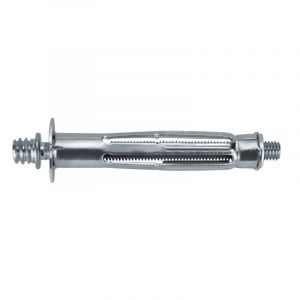 Cheville Molly métallique à expansion pour corps creux avec patte à vis - Boite de 50 6x37