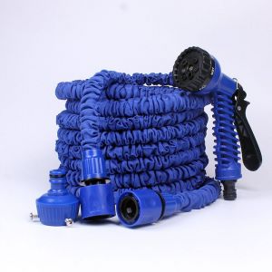 Tuyau D'arrosage Extensible 37.5M/125FT Tuyau d'arrosage Flexible Tuyau Rétractable Raccords avec 7 Fonction Pistolet pour Irrigation et Nettoyage du