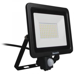 Projecteur ext&eacute;rieur LED Pulau 50 W 4000&deg;K &agrave; d&eacute;tection - KOSNIC LIGHTING FRANCE