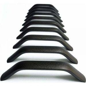 10X poign&eacute;e de porte poign&eacute;e de tiroir poign&eacute;e d'armoire de cuisine poign&eacute;e d'armoire tiroir chambre meubles poign&eacute;e noir entraxe 160mm