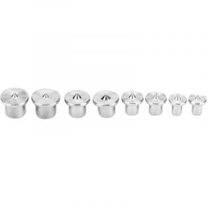 8 pi&egrave;ces de centres de tourillons pour le travail du bois, outil d'alignement de tenons, marqueurs de pointes 6/8/10/12 mm (pleins)