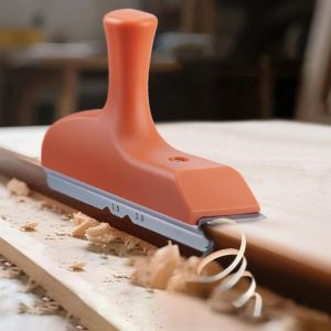 Coupe-Bordure - Rabot &agrave; Bordure Manuel pour &Eacute;bavurage,Outil &agrave; Main pour Bois avec Lame Inclin&eacute;e pour Profil&eacute;s PVC Droits et Courbes et Placage