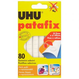 Patafix blanc &oelig;illets adh&eacute;sifs 80pcs - w060260027 - UHU