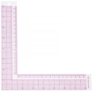 Lntyq - L-Forme Carrée Règle D'angle,Règle de Mesure de Couture,Règle de Tailleur à 90 Degrés,Règle à Angle de 90 Degrés en Forme de l Accessoires de
