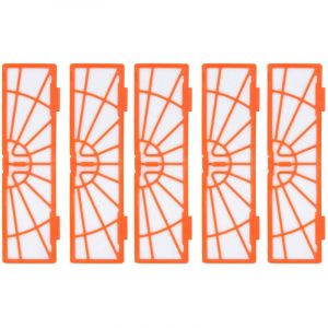 Filtre de Rechange Neato Botvac D3 D5 D70 D75 D80 70E D85 &ndash; 5 Pi&egrave;ces ABS 20x5,3 cm