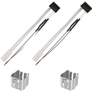 2 Pack chauffage en céramique et Thermistor pour P1P, accessoires pour imprimante 3D 24V 48W chauffage en céramique 300℃ Thermistor à haute
