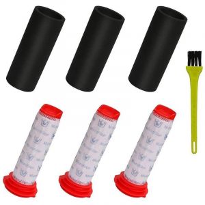 Kit de filtres pour Bosch Athlet, 3 filtres de manche principal + 3 filtres en mousse
