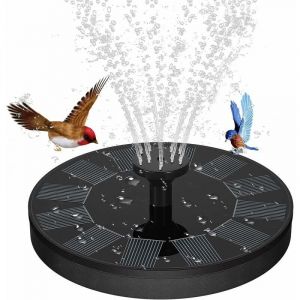 Fontaine Solaire, Fontaine Exterieure de Jardin Pompe Solaire pour Bassin, Fontaines pour Bassin D'agr&eacute;ment, Bain d'oiseaux D&eacute;coration Bassin &agrave;