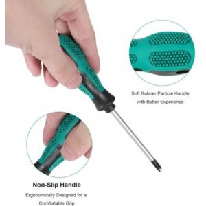 Un jeu de quatre tournevis magn&eacute;tiques en forme de U, de type ouvert, avec des tailles de tournevis en forme de U de M1.7/M2.0/M2.3/M2.6, et &eacute;quip&eacute;s