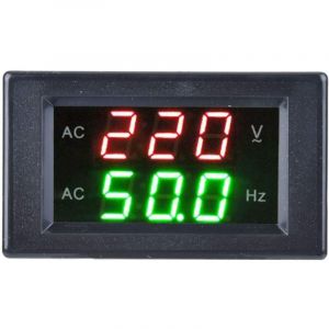 Ej.life - Fréquencemètre de tension, Voltmètre ac numérique à double affichage Fréquencemètre Générateur Compteur de fréquence Voltmètre ac