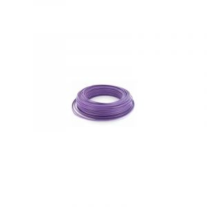Fil &eacute;lectrique rigide - H07VU - 1,5mm&sup2; - Violet - VU1,5V - Couronne de 100m