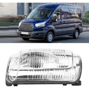 Lentille d'indicateur de r&eacute;troviseur ct&eacute; gauche 1847387 de remplacement pour Ford Transit MK8 2014-ON