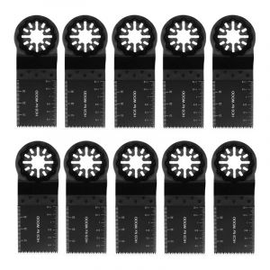 Ouylaf - Coffret de 10 Lames de Scie Oscillantes Universelles – Accessoires d'Outil Multifonction pour Dremel, Bosch, Makita et Fein –