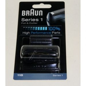 Tete de rasoir noir 11B Combi pour Tondeuse Braun 81387933