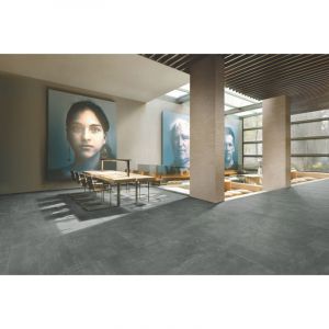 Stone By Stone - Gr&egrave;s c&eacute;rame - icon - Jet Black - 60x60 - Antid&eacute;rapant - (1,08 m&sup2;)