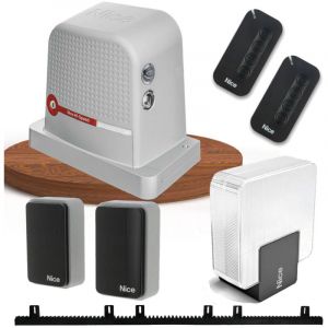 KIT ROBUS 600 HS motorisation hyper rapide pour portail coulissant NICE + 4m cr&eacute;maill&egrave;re