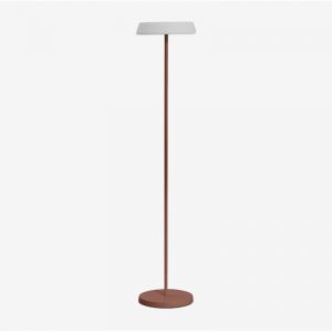 Lampadaire solaire d'ext&eacute;rieur sans fil &agrave; LED Ulenia SKLUM Rouge Tuile