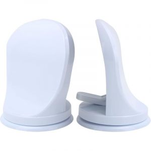 Repose-Pied de Douche, Support de Pied de Douche Professionnel avec Ventouse pour Salle de Bain