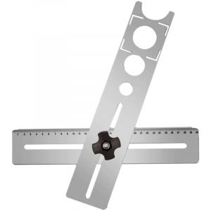 R&eacute;Glable Localisateur De Trou, R&egrave;Gle D'Outil De Carrelage Localisateur De Tuile R&egrave;Gle De Mesure D'Angle Carrelage R&egrave;Gle De Mesure D'Angle De Tuile