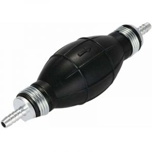 8mm Poire D'Amorcage Carburant Pompe à Main Inline Bateaux Alliage Gasoil Essence Diesel Pump,Universelle Pump Essence,Huile, Eau,Pompe de transfert