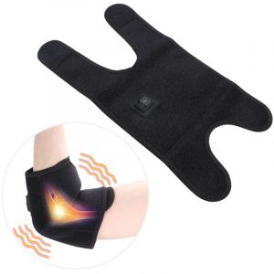 Sjlerst - Coudière chauffante, orthèse de coude Thérapie thermique Soulagement de la douleur Coussin chauffant réglable pour coude chauffant avec
