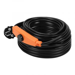 12m 192W Câble chauffant Câble antigel Traçage de tuyaux autorégulant avec thermostat - Swanew