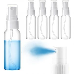 5 Pi&egrave;ces Spray Vide, 20ml Flacon Vaporisateur, Vaporisateur Vide, Flacon Parfum Vide, Atomiseur Rechargeable Transparent Flacon,Plastique