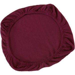 Langray - Housse extensible Housse de siège pour chaise de bureau Chaise de bureau pivotante Chaise pivotante, Violet foncé-