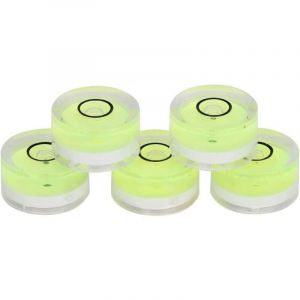 Trimec - 5pcs 15mm Niveau Circulaire Niveau à Bulle Rond Mini Niveau Ronde Bulle Pour Balance Balance Pour Calibration Horizontale De La Balance-