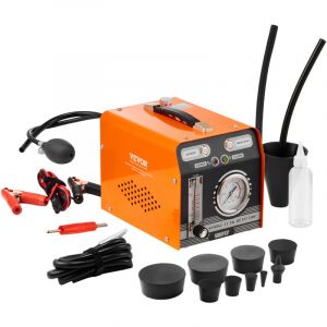 Detecteur de Fuite de Carburant 8 L/min, Machine a Fumee Automobile evap 2 Modes Air et Fumee, avec Pompe a Air Integree, Manometre et Debitmetre,