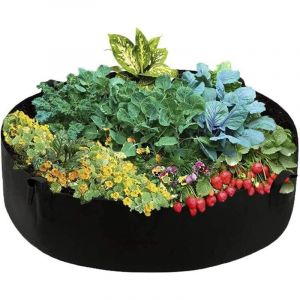 Sacs &agrave; Plantes Sac de Plantation Jardin Respirant Pots de Jardini&egrave;re en Feutre pour Pommes de Terre Tomates Carotte, Alimentation en Air Suffisante