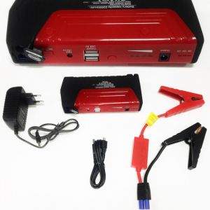 D&eacute;marreur De Batterie Portable 2200a D&eacute;marreur De Batterie Voiture Moto 12v Chargeur De Batterie Usb