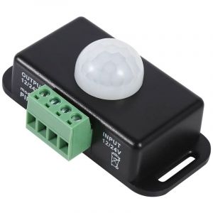 Dc 12V/24V Corps Sécurité Infrarouge Pir Détecteur de Capteur de Mouvement Interrupteur pour Bande de Lumière Led Module Led 12V , Capteur 12Volt,
