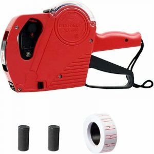 Pince &agrave; &eacute;tiqueter, &eacute;tiqueteuse portative, pistolet &eacute;tiqueteuse 1 ligne/8 caract&egrave;res, jeu d'&eacute;tiquettes de prix, jeu d'&eacute;tiquettes de prix, &eacute;tiqueteuse