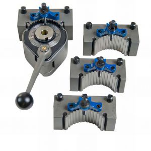 Tourelle &agrave; changement rapide 26 ou 33 mm + 4 porte outils 26 mm - Multifix B - M&eacute;talprofi