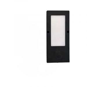 Herrajes Alk - Spot led rectangulaire 12v avec interrupteur (compl&eacute;ment pour kit) - D&eacute;cor : Noir mat - sc herrajes