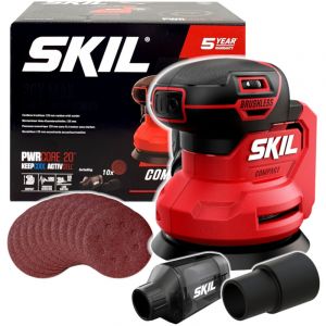 Ponceuse orbitale al&eacute;atoire sans fil Skil 20 V 3751 CA 125 mm (sans bo&icirc;tier de batterie)